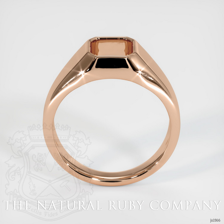 18K Rose Gold Men's Ring Setting