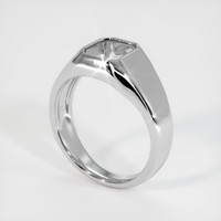 10K White Gold Men's Ring Setting Video