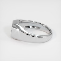 14K White Gold Men's Ring Setting Image