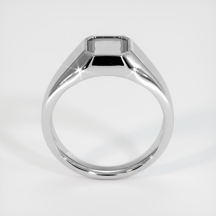 14K White Gold Men's Ring Setting