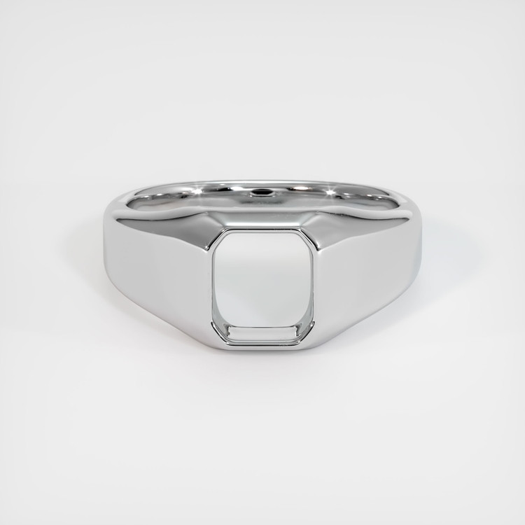 18K White Gold Men's Ring Setting