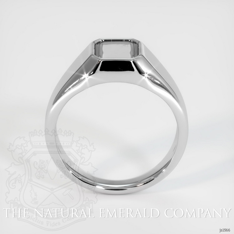 18K White Gold Men's Ring Setting