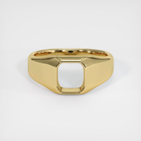14K Yellow Gold Men's Ring Setting Image