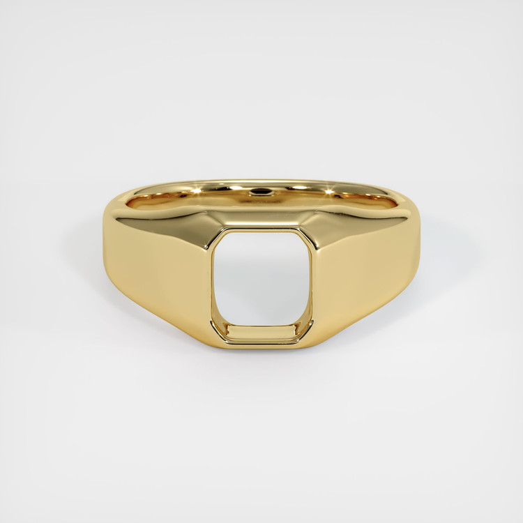 14K Yellow Gold Men's Ring Setting