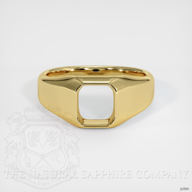18K Yellow Gold Men's Ring Setting
