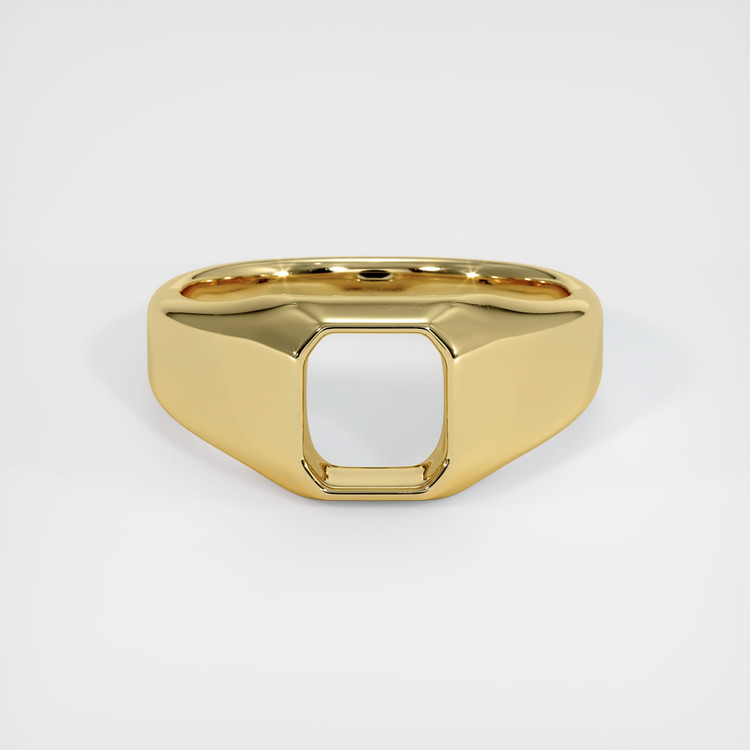 18K Yellow Gold Men's Ring Setting