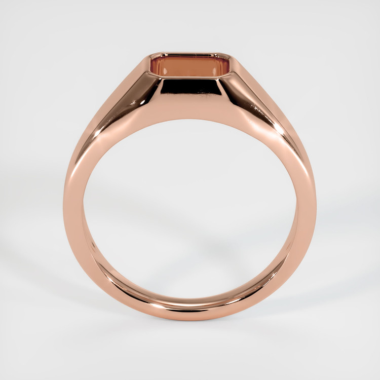 14K Rose Gold Men's Ring Setting