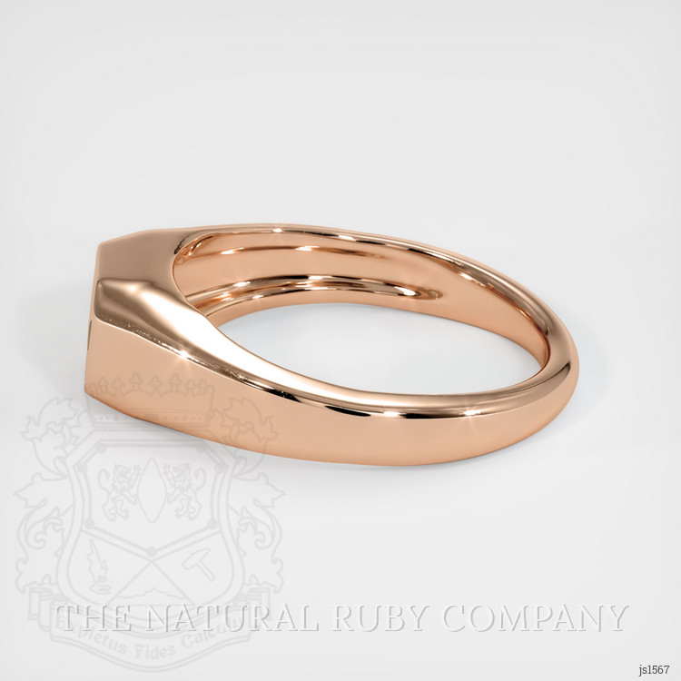 18K Rose Gold Men's Ring Setting