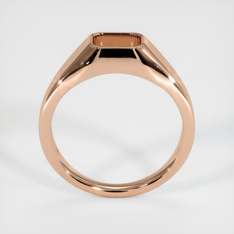 18K Rose Gold Men's Ring Setting
