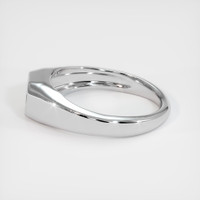 14K White Gold Men's Ring Setting Image
