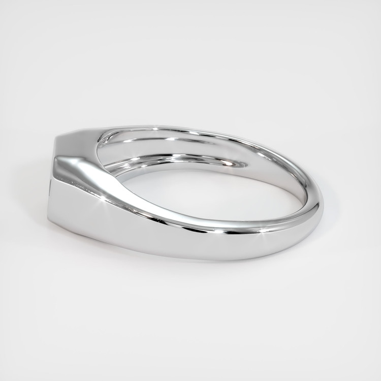 14K White Gold Men's Ring Setting
