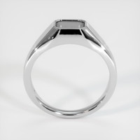 14K White Gold Men's Ring Setting Image