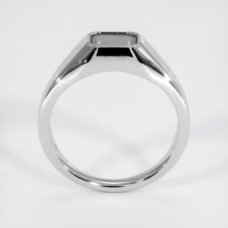 14K White Gold Men's Ring Setting