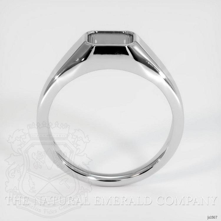 18K White Gold Men's Ring Setting