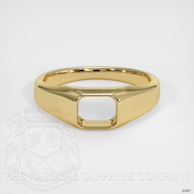 10K Yellow Gold Men's Ring Setting