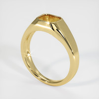 18K Yellow Gold Men's Ring Setting Video