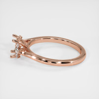14K Rose Gold Accent Stones Ring Setting Image