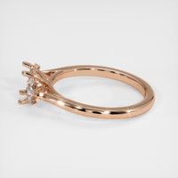 18K Rose Gold Accent Stones Ring Setting Image