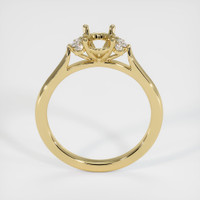 14K Yellow Gold Accent Stones Ring Setting Image