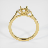 18K Yellow Gold Accent Stones Ring Setting Image