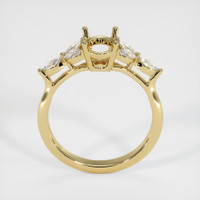 14K Yellow Gold Accent Stones Ring Setting Image