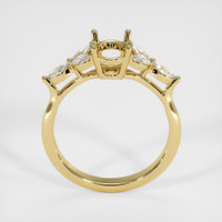 18K Yellow Gold Accent Stones Ring Setting Image