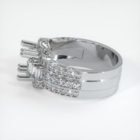 10K White Gold Pave Ring Setting Image
