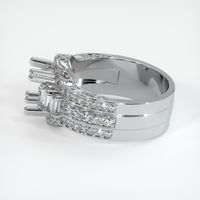 14K White Gold Antique Style Ring Setting Image
