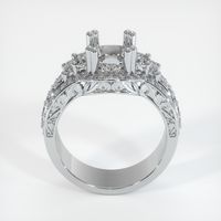 18K White Gold Antique Style Ring Setting Image