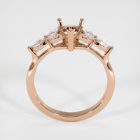 18K Rose Gold Accent Stones Ring Setting Image