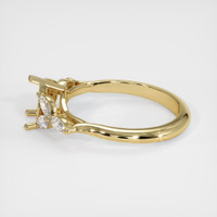 10K Yellow Gold Accent Stones Ring Setting Image
