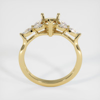 14K Yellow Gold Accent Stones Ring Setting Image