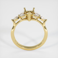 18K Yellow Gold Accent Stones Ring Setting Image