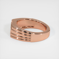 14K Rose Gold Men's Ring Setting Image