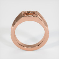 14K Rose Gold Men's Ring Setting Image