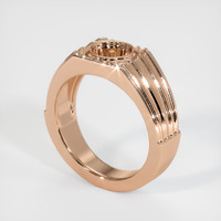 18K Rose Gold Men's Ring Setting Video