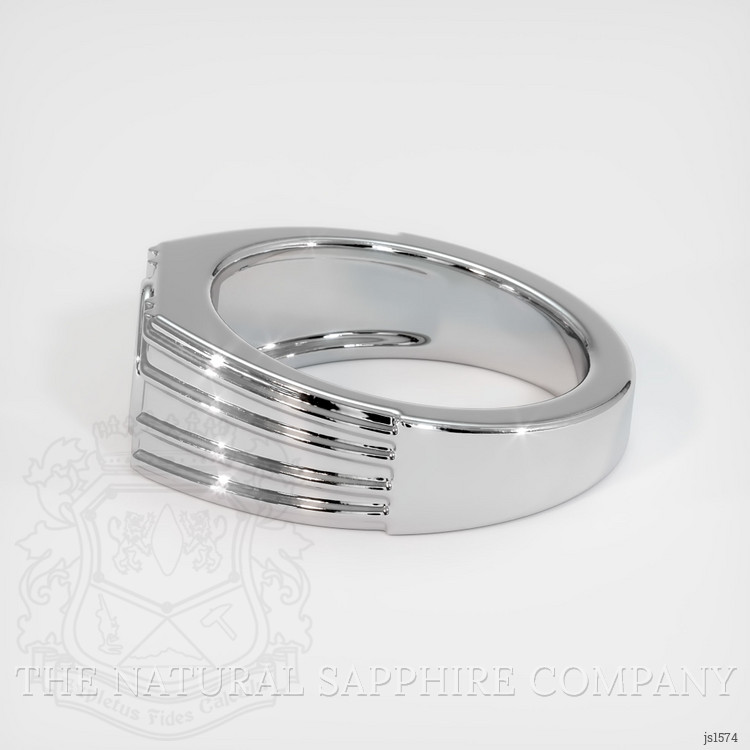 14K White Gold Men's Ring Setting