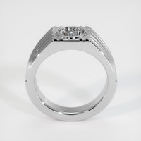 14K White Gold Men's Ring Setting Image