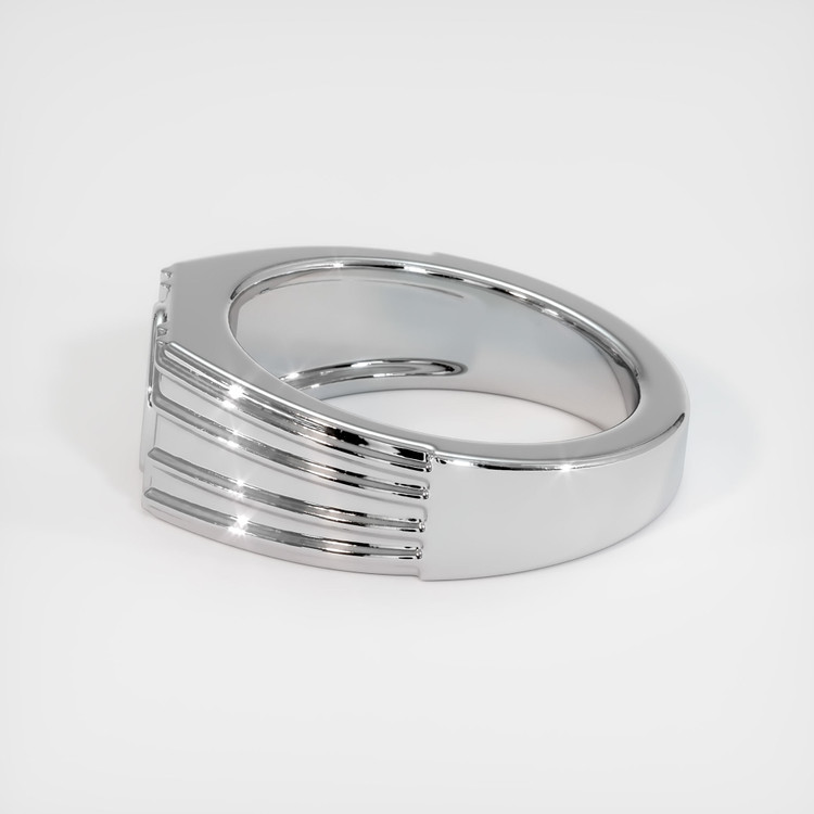 18K White Gold Men's Ring Setting