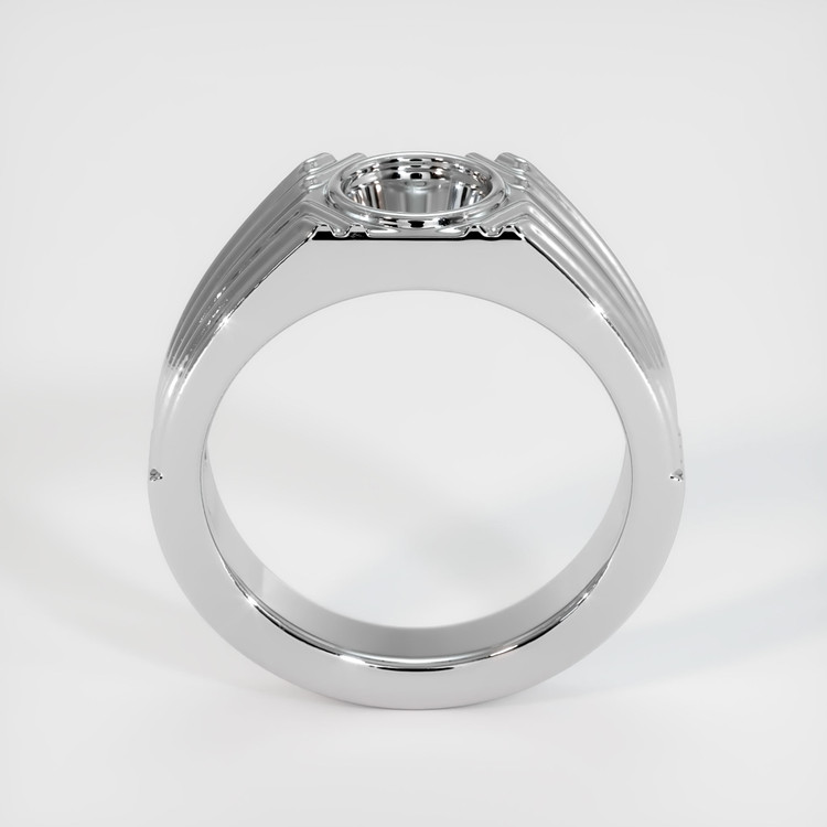 18K White Gold Men's Ring Setting