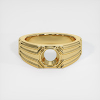 14K Yellow Gold Men's Ring Setting Image