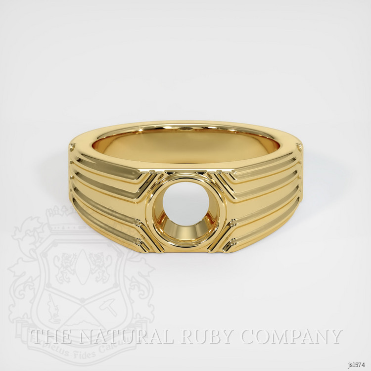 14K Yellow Gold Men's Ring Setting