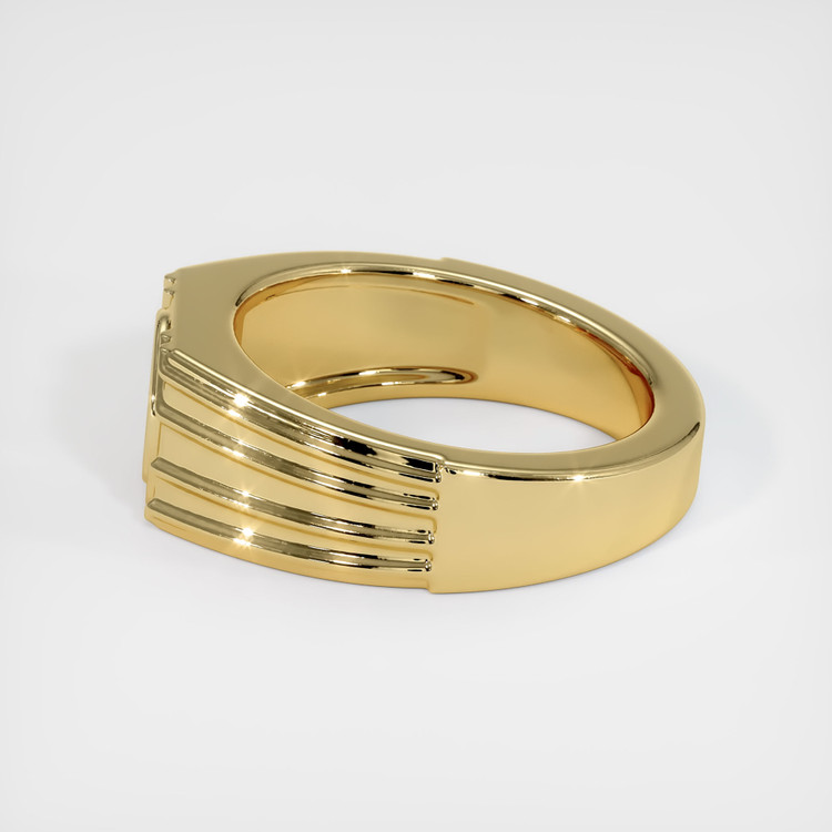 14K Yellow Gold Men's Ring Setting