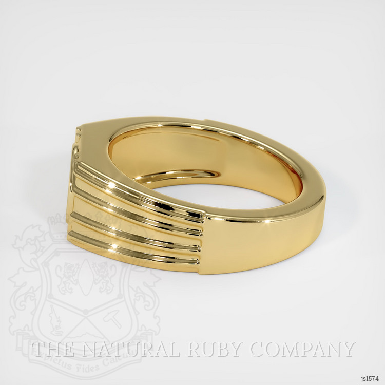 14K Yellow Gold Men's Ring Setting