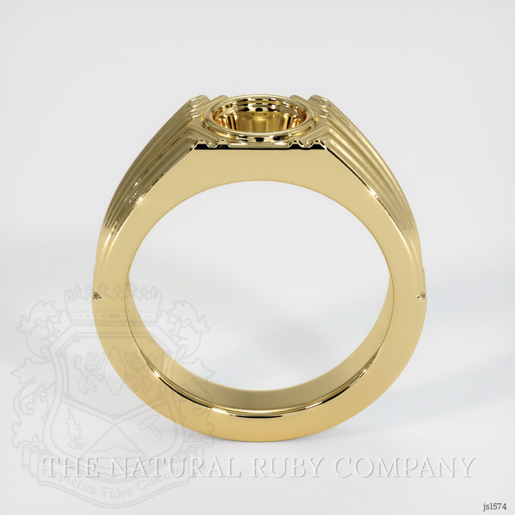 14K Yellow Gold Men's Ring Setting