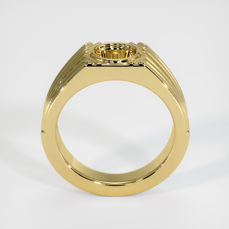 18K Yellow Gold Men's Ring Setting