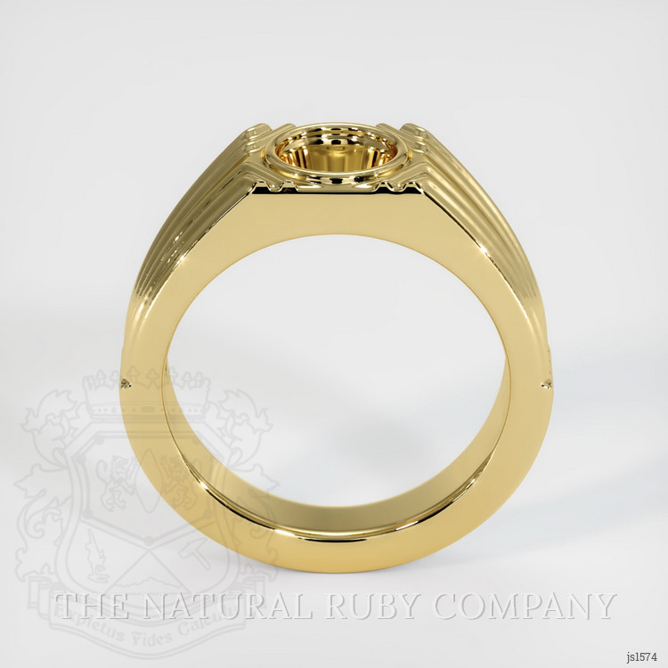 18K Yellow Gold Men's Ring Setting