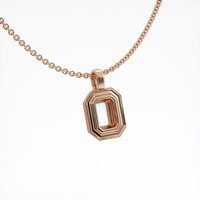 14K Rose Gold Vedic Pendant Setting Image