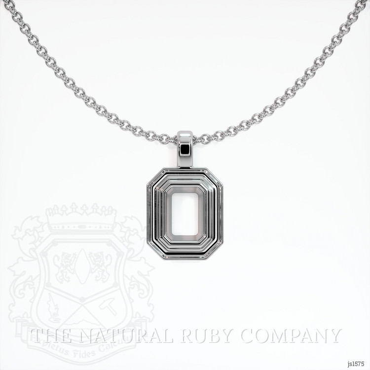 Silver Vedic Pendant Setting