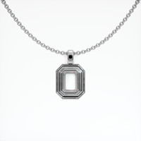 14K White Gold Vedic Pendant Setting Video